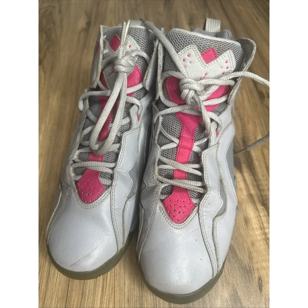 Nike Air Jordan Sz 8.5Y Gray Athletic Shoe Sneakers‎ 342774-018